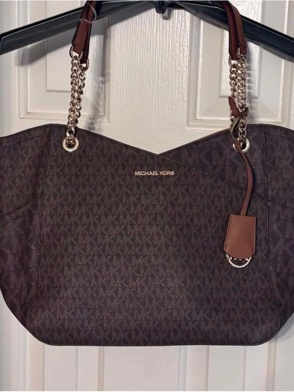 Michael Kors Chain-Handle  Jet Set Large Purse